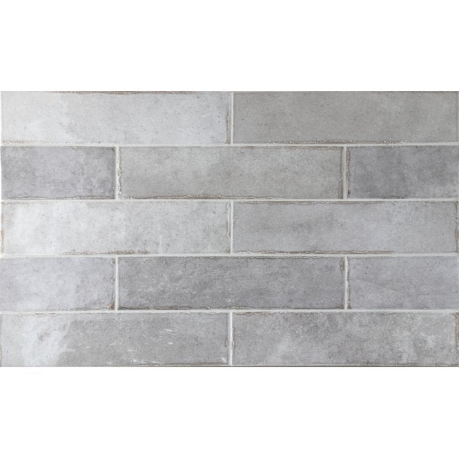 Equipe Tribeca Grey Whisper 6cm x 24.6cm Wall Tile