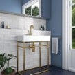 Equipe Tribeca Gypsum White 6cm x 24.6cm Wall Tile