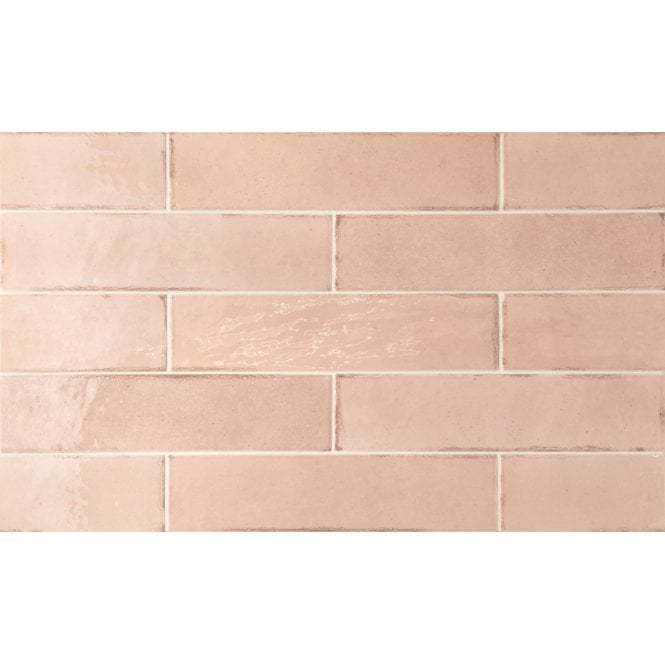 Equipe Tribeca Tea Rose 6cm x 24.6cm Wall Tile