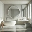Made In Spain Trobat Blanco 60cm x 120cm Wall and Floor Tile