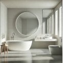 Made In Spain Trobat Blanco 60cm x 120cm Wall and Floor Tile