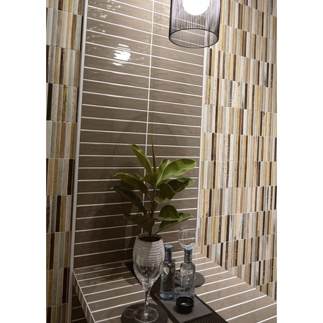 Tropic Mix Kit Kat 15cm x 30cm Wall Tile