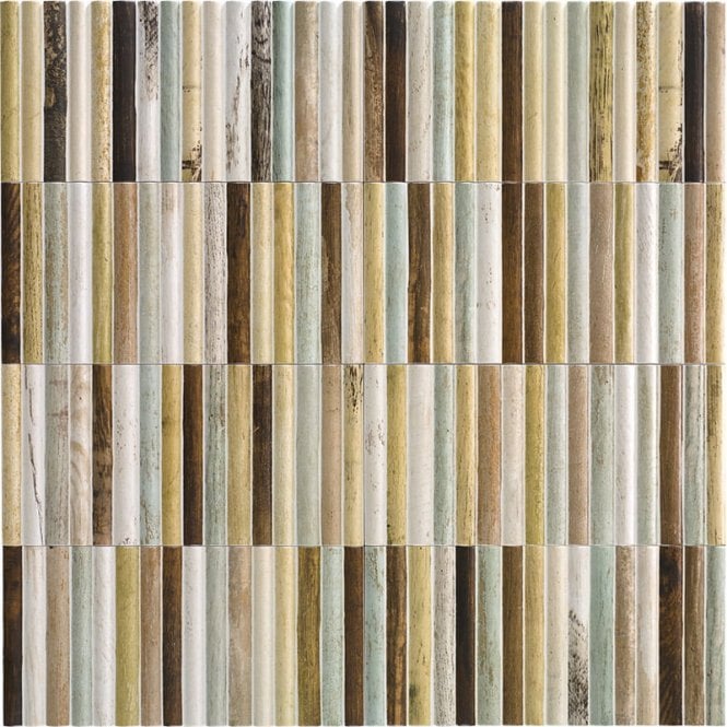 Tropic Mix Kit Kat 15cm x 30cm Wall Tile