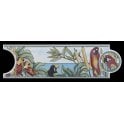Heckstream Tropical Bird 5cm x 20cm Border Tile