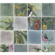 Tropical Tiles Green Wallpaper