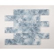 Tropicana Blue Leaf 30cm x 30cm Mosaic Tile