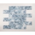 Tropicana Blue Leaf 30cm x 30cm Mosaic Tile