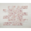 Tropicana Rose Leaf 30cm x 30cm Mosaic Tile