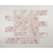 Tropicana Rose Leaf 30cm x 30cm Mosaic Tile