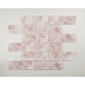 Tropicana Rose Leaf 30cm x 30cm Mosaic Tile
