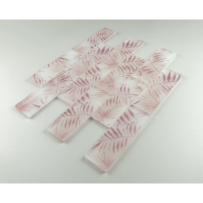 Tropicana Rose Leaf 30cm x 30cm Mosaic Tile