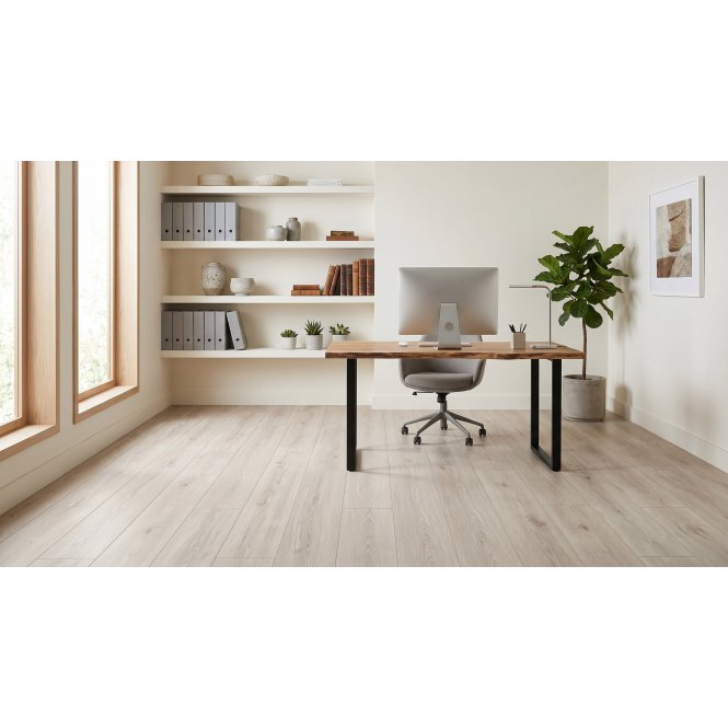 Tudor Ash Laminate 19.7cm x 121.8cm x 8mm (2.4 Sq/M Per Pack)