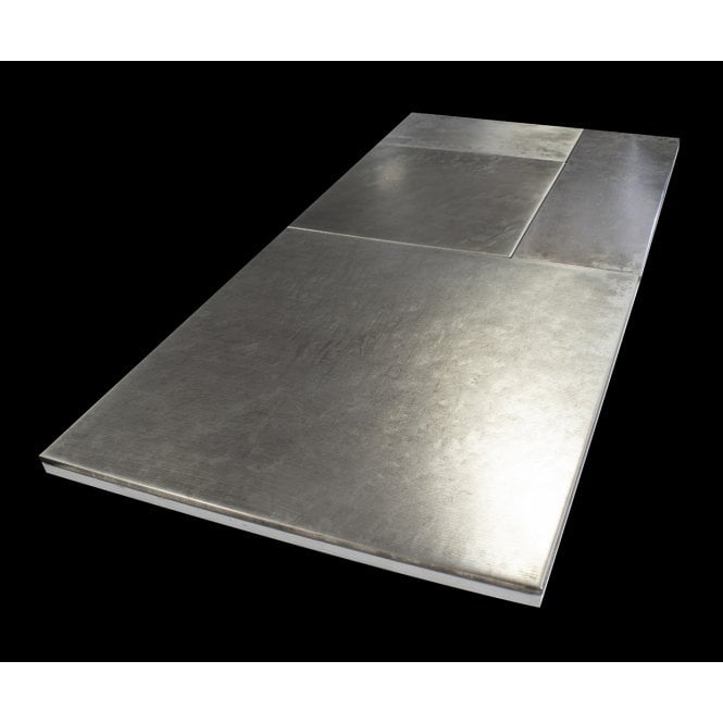 Tungsten Grey Modular Peel & Stick 4 Panel Tile Set