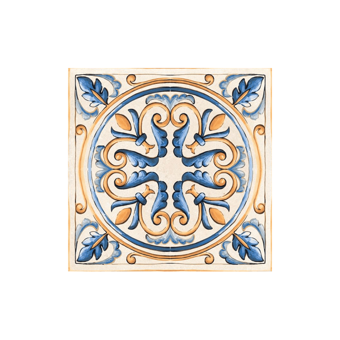 Tuscany Glotto Deco Mix 20.3cm x 20.3cm Wall & Floor Tile