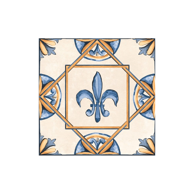 Tuscany Glotto Deco Mix 20.3cm x 20.3cm Wall & Floor Tile