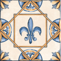 Tuscany Glotto Deco Mix 20.3cm x 20.3cm Wall & Floor Tile