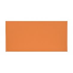 Underground Gloss Orange 10cm x 20cm Wall Tile