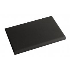 Unglazed Black Bull Nose Quarry 9.6cm x 14.6cm Floor Tile
