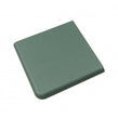 Unglazed Victorian Green Quarry Corner 9.6cm x 9.6cm Floor Tile