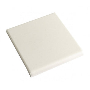 Unglazed White Bull Nose Quarry 9.6cm x 9.6cm Floor Tile