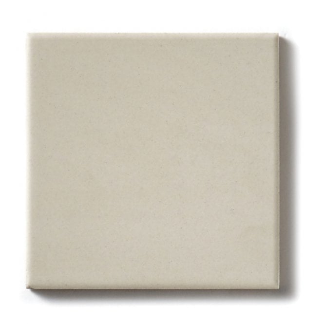 Unglazed White Quarry 9.6cm x 9.6cm Floor Tile