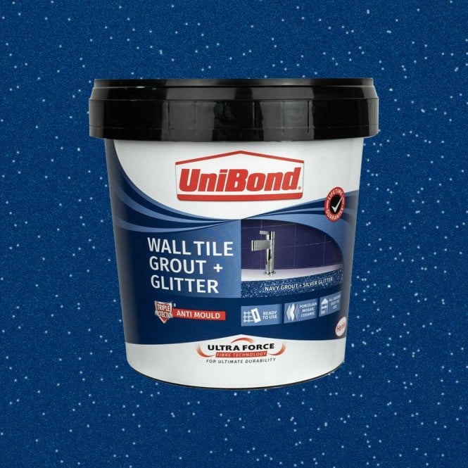 UniBond Ultra Force Ready Mixed Navy Glitter Tile Grout 1.38kg