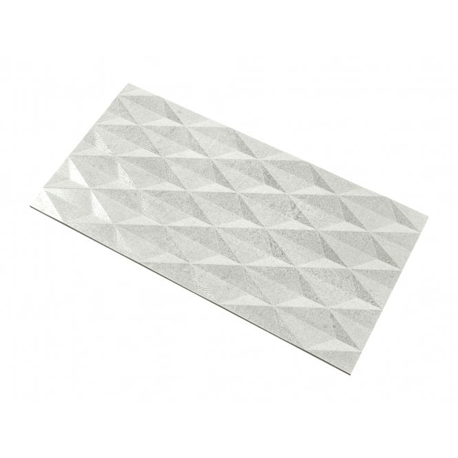 Urban Geo Gris Decor 30cm x 60cm Wall Tile