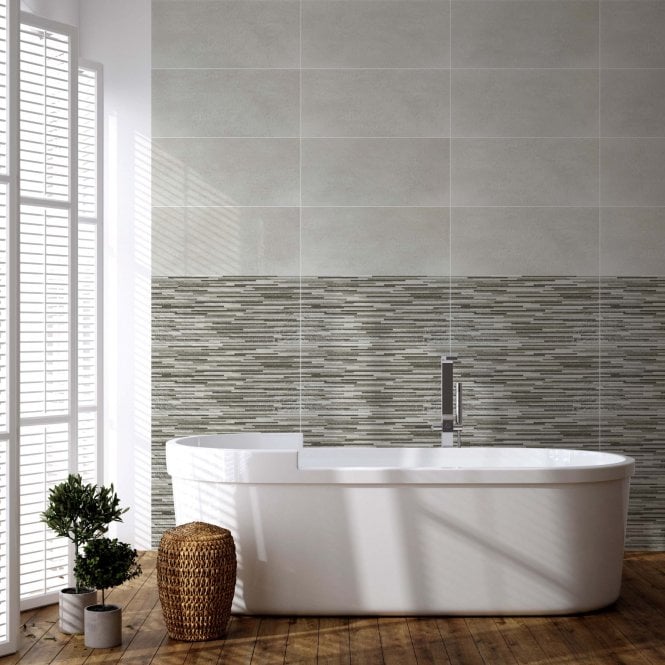 Urban Gris Stones Decor 30cm x 60cm Wall Tile