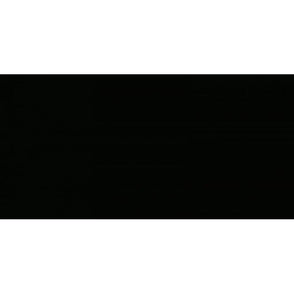 V&A Black Plain Field 7.6cm x 15.2cm Wall Tile