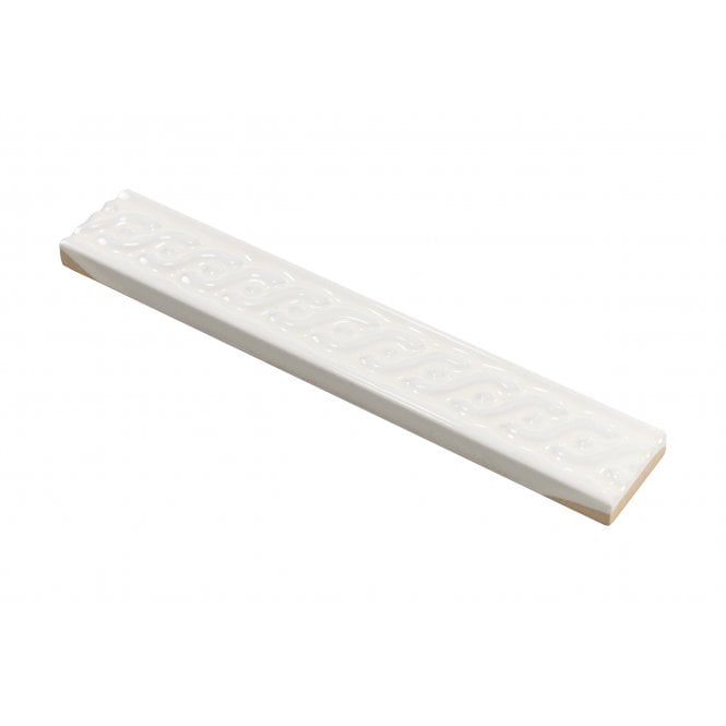 V&A Cream Serpentine Border 2.5cm X 15.2cm