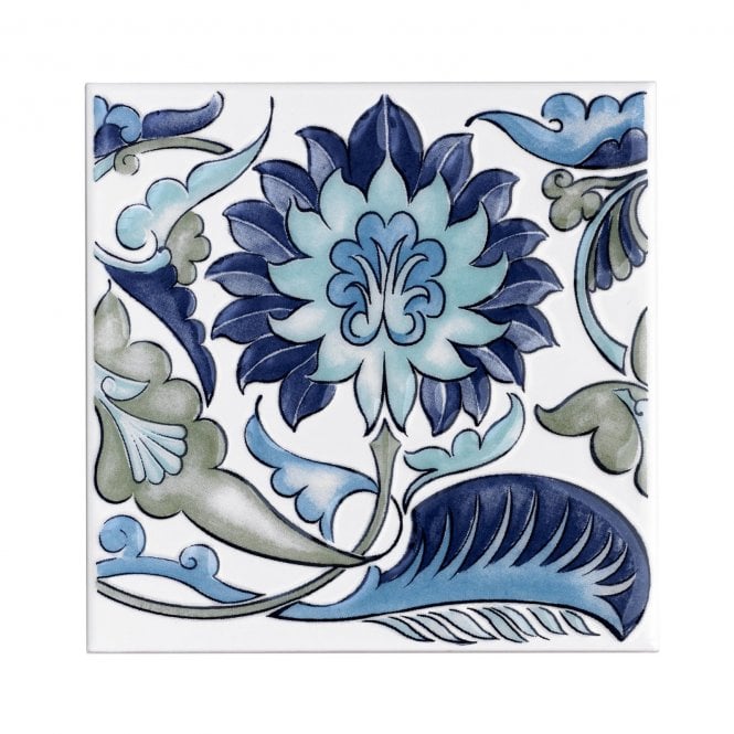 V&A Morgan Blue Decor 15.2cm x 15.2cm
