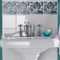 V&A Morgan Blue Decor 15.2cm x 15.2cm