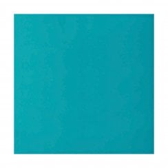 V&A Plain Turquoise 19.8cm x 19.8cm Gloss Tile