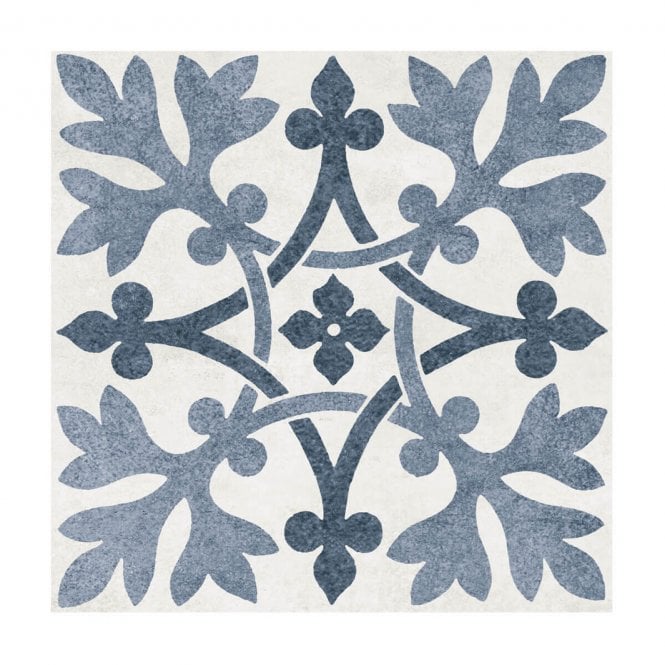 British Ceramic Tile V&A Pugin Filigree Matt 20cm x 20cm Wall & Floor