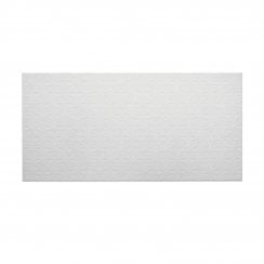 British Ceramic Tile V & A Quatrefoil White Matt 24.8cm x 49.8cm Wall Tile