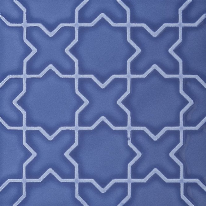 V&A Souk Blue Decor 15.2cm x 15.2cm
