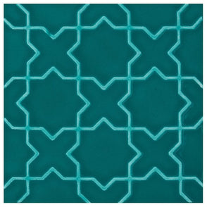 V&A Souk Teal Decor 15.2cm x 15.2cm