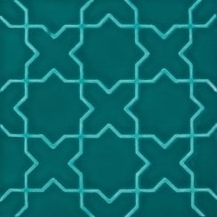 V&A Souk Teal Decor 15.2cm x 15.2cm