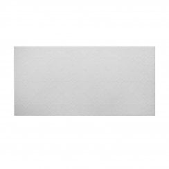 British Ceramic Tile V & A Star Trellis Matt White 24.8cm x 49.8cm Wall Tile