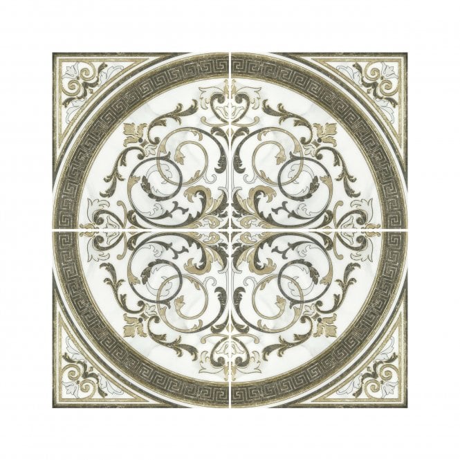 Valentina Gold Set 60cm x 60cm Floor Tile (4 tile set)