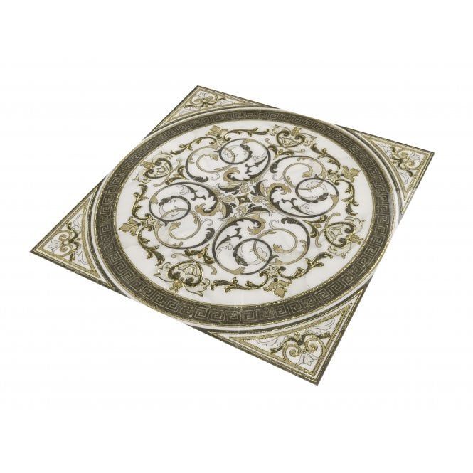 Valentina Gold 80cm x 80cm Decor Floor Tile