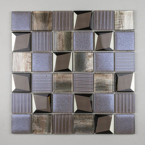 Vedici SHM Coffee 30cm x 30cm Mosaic Tile