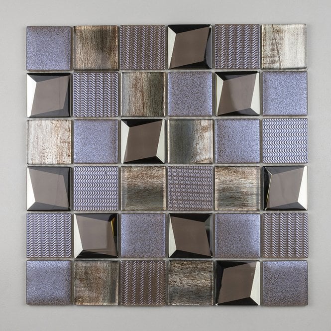 Vedici SHM Coffee 30cm x 30cm Mosaic Tile