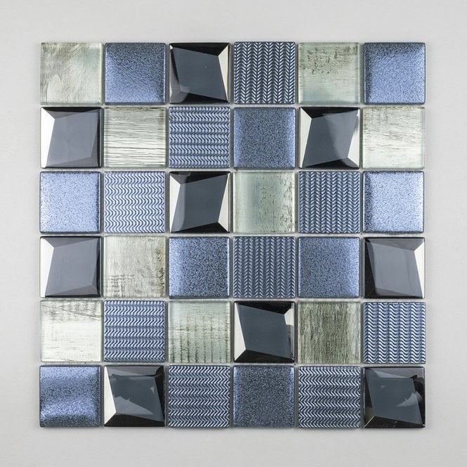 Vedici SHM Grey 30cm x 30cm Mosaic Tile