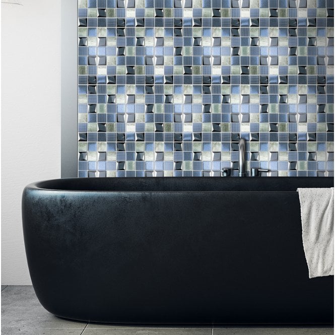 Vedici SHM Grey 30cm x 30cm Mosaic Tile