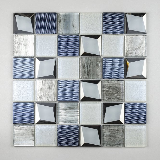 Vedici SHM White 30cm x 30cm Mosaic Tile