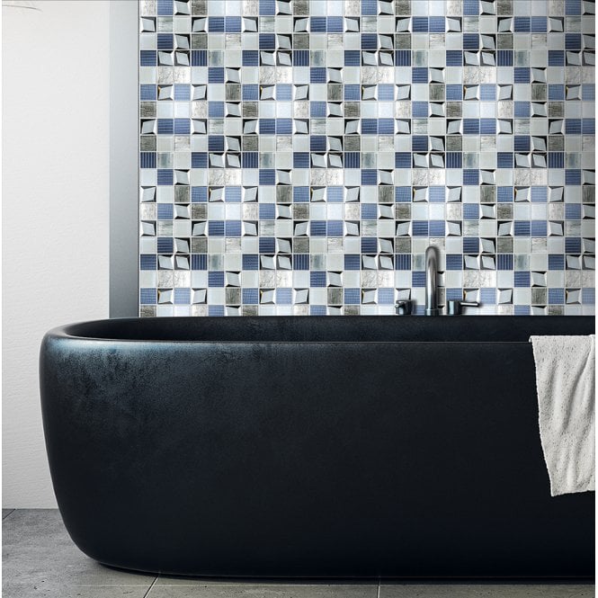 Vedici SHM White 30cm x 30cm Mosaic Tile