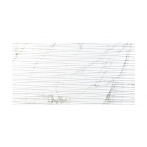Venesso Grey Matt Waves Decor 30cm x 60cm Wall Tile