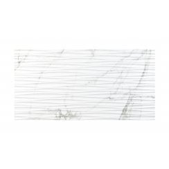 Venesso Grey Matt Waves Decor 30cm x 60cm Wall Tile