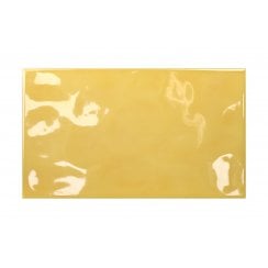 Vernice Bon Bon Bumpy Yellow 25cm x 40cm Wall Tile